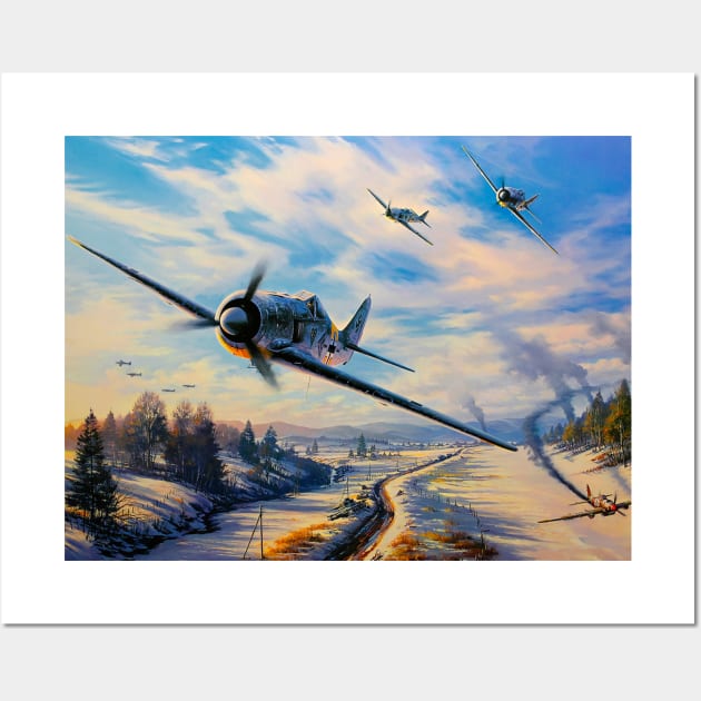 Winter War Fw190 Wall Art by Aircraft.Lover